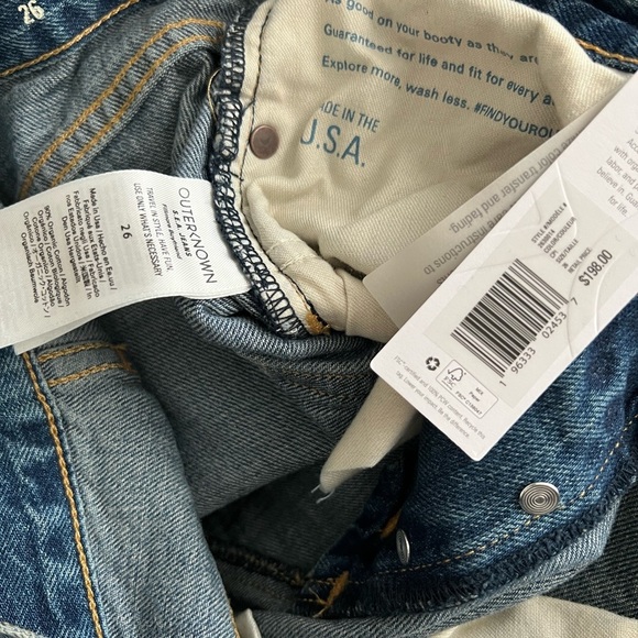 Outerknown Fillmore Boyfriend S.E.A. Button Fly Jean 26 NWT - Picture 7 of 11